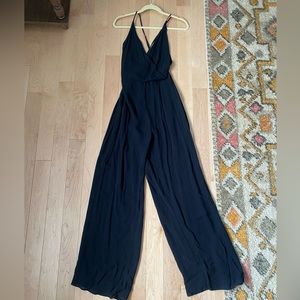 Reformation black jumpsuit